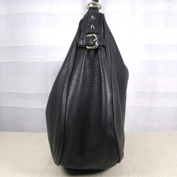 Kate Spade Pine Street Finley Hobo Bag in Black Pebbled Leather - Picture 4 of 15